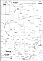 Download ILLINOIS STATE Map to print